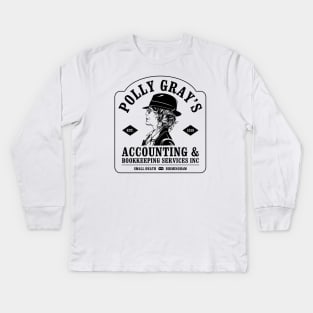 Polly Gray's Accounting Kids Long Sleeve T-Shirt